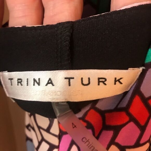 Trina Turk Macee Sleeveless Crewneck Minidress Sz4 - Picture 6 of 7